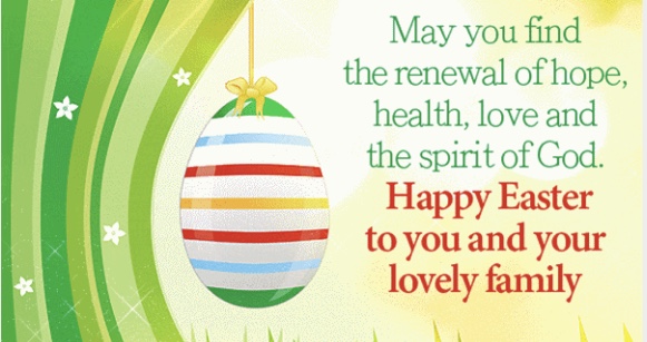 Happy Easter Wishes For Family